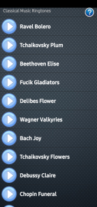 اسکرین شات 5 برنامه Classical Music Ringtones