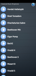 اسکرین شات 4 برنامه Classical Music Ringtones
