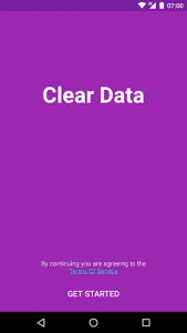 اسکرین شات برنامه Clear Data 1