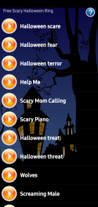 اسکرین شات 1 برنامه Scary Halloween Ringtones