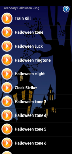 اسکرین شات 4 برنامه Scary Halloween Ringtones