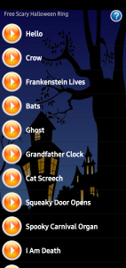 اسکرین شات 6 برنامه Scary Halloween Ringtones