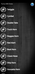 اسکرین شات 6 برنامه Funny SMS Tones