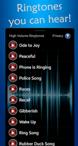 اسکرین شات برنامه High Volume Ringtones 4