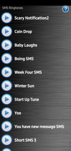اسکرین شات 8 برنامه SMS Ringtones