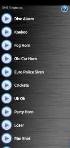 اسکرین شات 1 برنامه SMS Ringtones