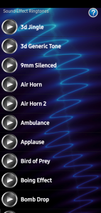 اسکرین شات 1 برنامه Sound Effects Ringtones