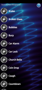 اسکرین شات 4 برنامه Sound Effects Ringtones