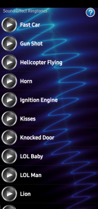 اسکرین شات 6 برنامه Sound Effects Ringtones