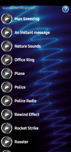 اسکرین شات 7 برنامه Sound Effects Ringtones