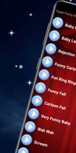 اسکرین شات 1 برنامه Super Funny Ringtones