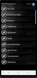 اسکرین شات 4 برنامه Text Message Sounds