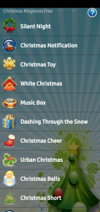 اسکرین شات 6 برنامه Christmas Ringtones