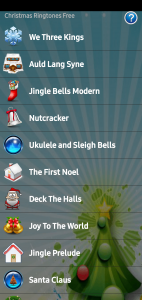 اسکرین شات 5 برنامه Christmas Ringtones