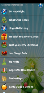 اسکرین شات 4 برنامه Christmas Ringtones