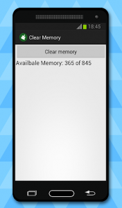 اسکرین شات برنامه clear memory 3