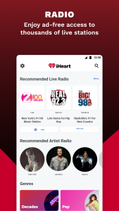 اسکرین شات برنامه iHeart: Music, Radio, Podcasts 4