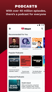 اسکرین شات برنامه iHeart: Music, Radio, Podcasts 5