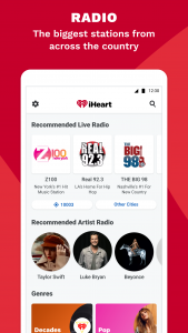 اسکرین شات برنامه iHeart: Music, Radio, Podcasts 3
