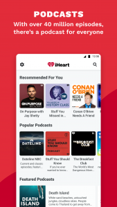 اسکرین شات برنامه iHeart: Music, Radio, Podcasts 5