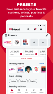 اسکرین شات 3 برنامه iHeart: Music, Radio, Podcasts