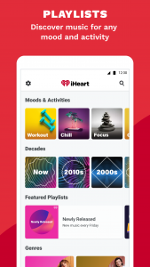 اسکرین شات برنامه iHeart: Music, Radio, Podcasts 5