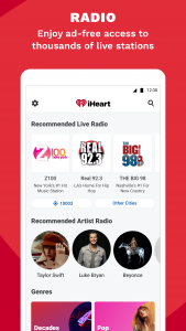 اسکرین شات برنامه iHeart: Music, Radio, Podcasts 4