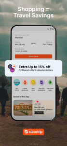 اسکرین شات برنامه Cleartrip Hotels, Flights, Bus 8