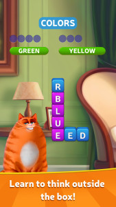 اسکرین شات 1 بازی Kitty Scramble: Word Game