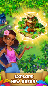 اسکرین شات 3 بازی Tropical Merge: Merge game