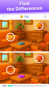 اسکرین شات 1 بازی Difland・find the difference