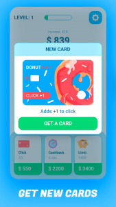 اسکرین شات 6 بازی Idle Bank Card - money clicker