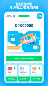 اسکرین شات 5 بازی Idle Bank Card - money clicker