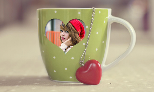 اسکرین شات برنامه Coffee Cup Dual Photo Frame 5