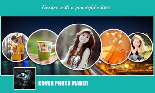 اسکرین شات برنامه Cover Photo Maker 1