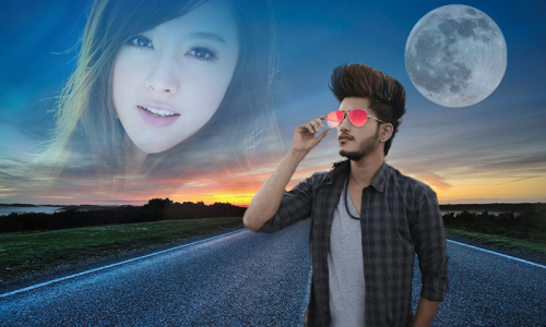 اسکرین شات 2 برنامه Moon Photo Frame and Photo Edi