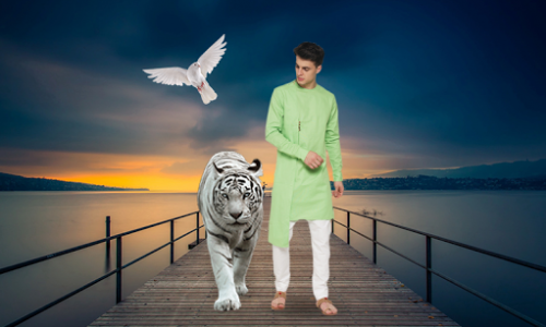 اسکرین شات برنامه Nature Photo Frame - AI Background Editor 1