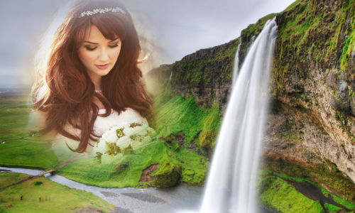 اسکرین شات 4 برنامه Waterfall Photo Frame