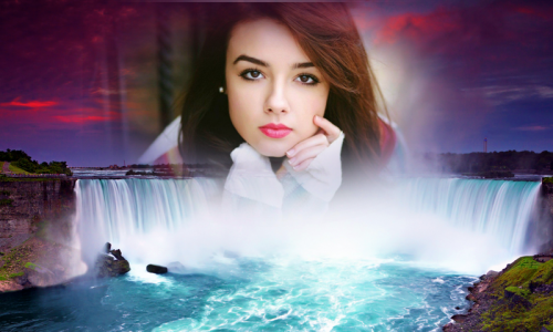 اسکرین شات 2 برنامه Waterfall Photo Frame
