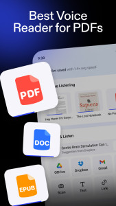 اسکرین شات 6 برنامه Speechify – Voice AI Assistant