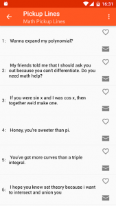 اسکرین شات برنامه Pickup Lines Flirt Messages 4