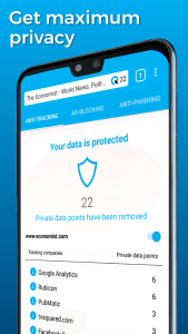اسکرین شات برنامه Cliqz – the Privacy Browser 2