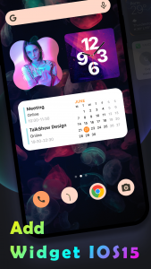 اسکرین شات برنامه Widget OS 18: Live Wallpaper 8