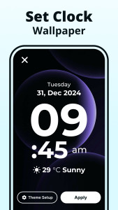 اسکرین شات 4 برنامه Digital Clock - Alarm Clock