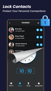 اسکرین شات 5 برنامه Vault Clock App Hider & Files