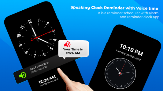 اسکرین شات برنامه Speaking Clock - Hourly Chime 5