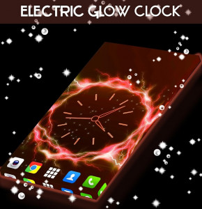 اسکرین شات برنامه Electric Glow Clock 4