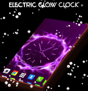 اسکرین شات برنامه Electric Glow Clock 3