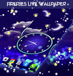 اسکرین شات برنامه Fireflies Live Wallpaper 2