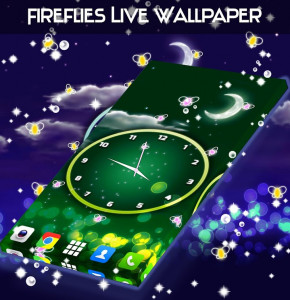 اسکرین شات برنامه Fireflies Live Wallpaper 3